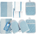 Casa Platino Silicone Oven Mitts Set, 8-Piece – 500°F Heat Resistant Mini Oven by CasaPlatino