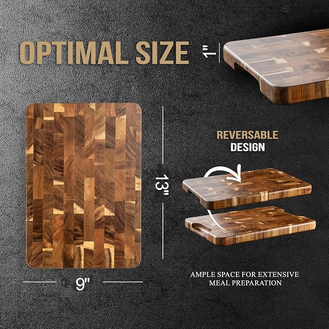 James.F End Grain Cutting Boards, Wooden Cutting Board - Image 6