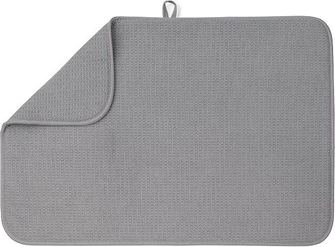 Bellemain XL Dish Mat 24" x 17" Microfiber Dish Drying Mat, Super absorbent by Bellemain