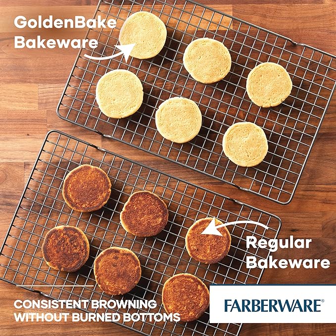 Farberware Golden Bake Bakeware Nonstick Round Cake Pan Set - Image 3