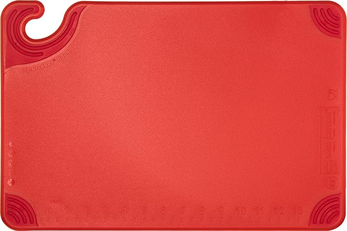 San Jamar Saf-T-Grip Plastic Cutting Board - Image 2