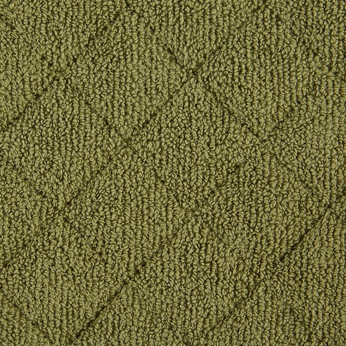 DII Basic Terry Collection 100% Cotton Quilted, Oven Mitt, Antique Green - Image 2