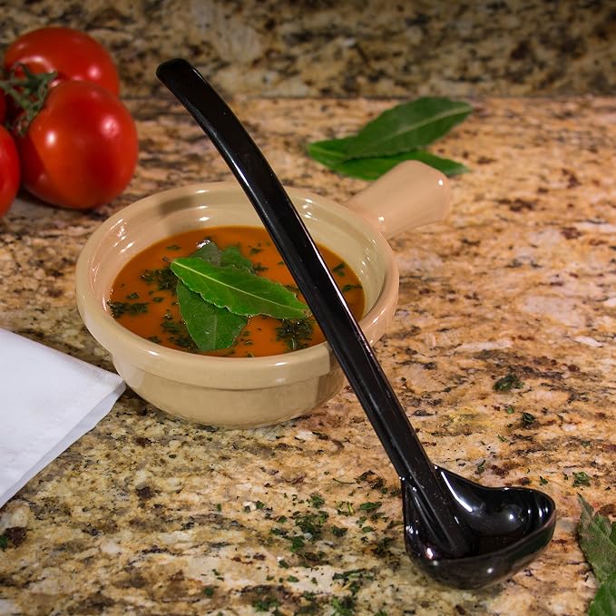 CARLISLE FOODSERVICE PRODUCTS 029503 Carly Plastic Dressing/Serving Ladle - Image 5