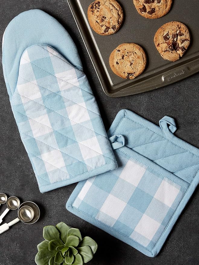 DII Buffalo Check Kitchen Collection, Classic Farmhouse Kitchen Set, Potholder - Image 3