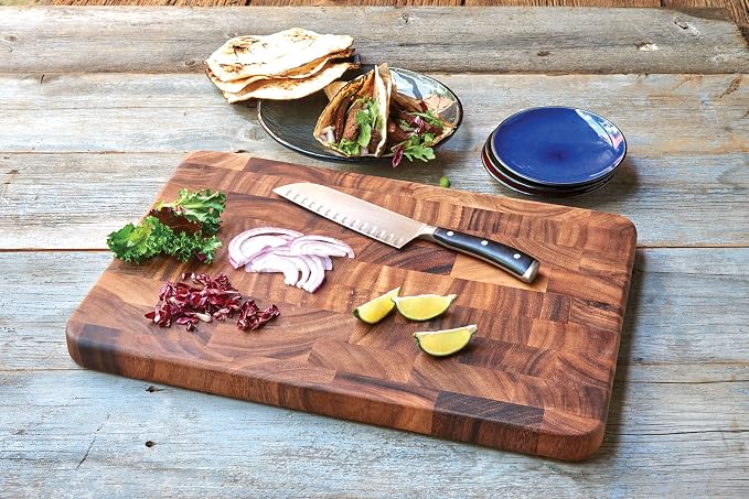 Ironwood Gourmet Large End Grain Prep Station and Large End Grain Prep Board - Image 5