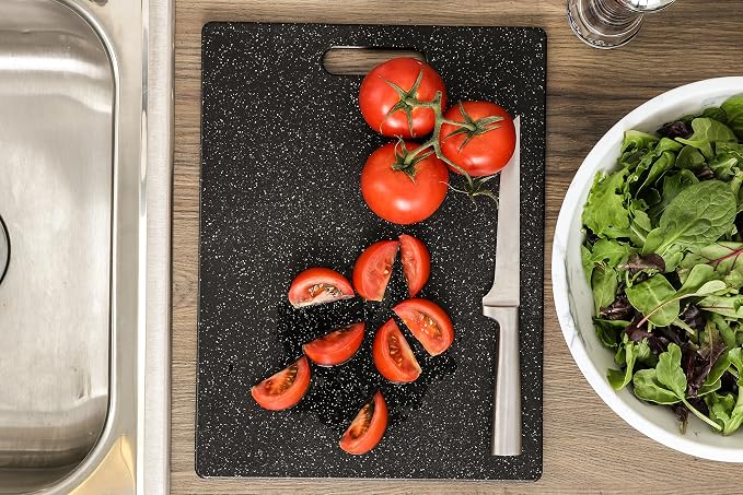 Dexas Superboard Pastry Board and Cutting Boards, Set of Two, Midnight Granite - Image 3