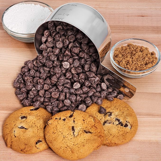 Hudson Essentials Stainless Steel Measuring Cups and Spoons Set - Image 3