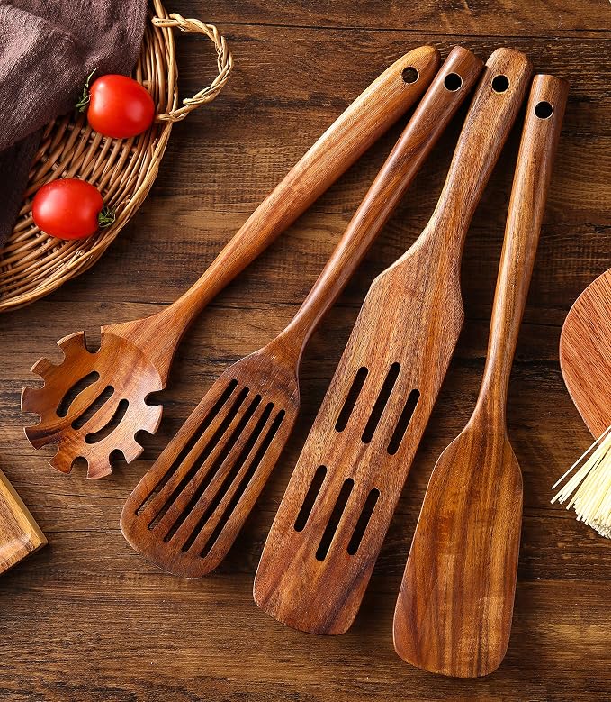 Wooden Kitchen Utensils Set - Image 6