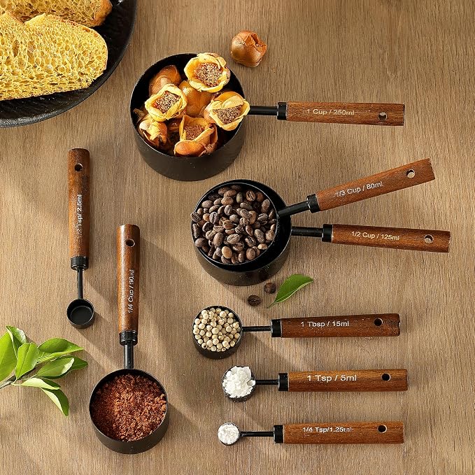 8PCS Measuring Cups and Spoons Set, DV Stainless Steel Measuring Cups - Image 7